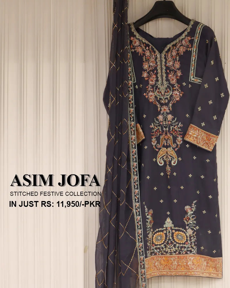 Stitched Festive By Asim Jofa Desgin -3