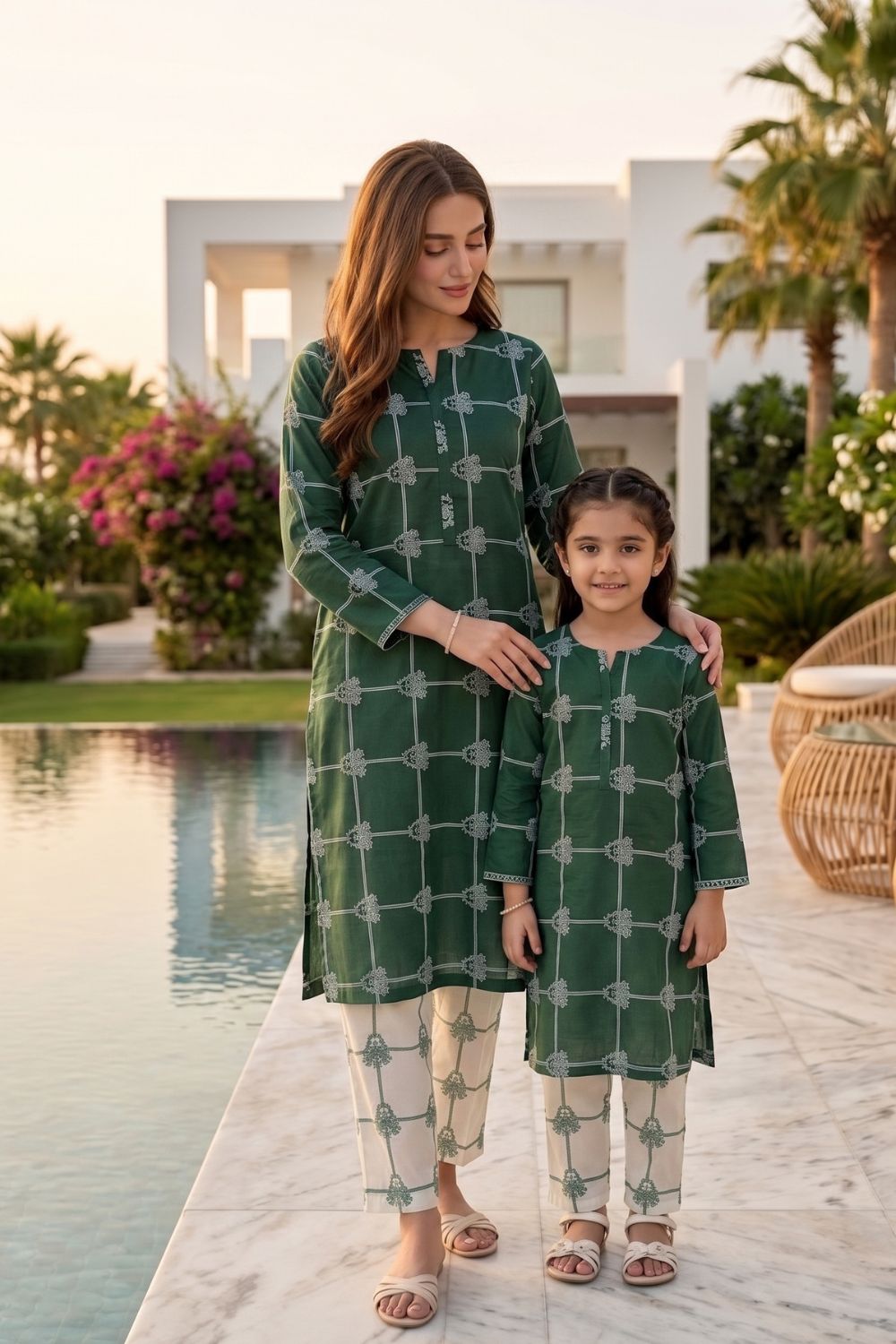 2Pcs Unstitched Printed Azadi Lawn Collection Desgin - 5