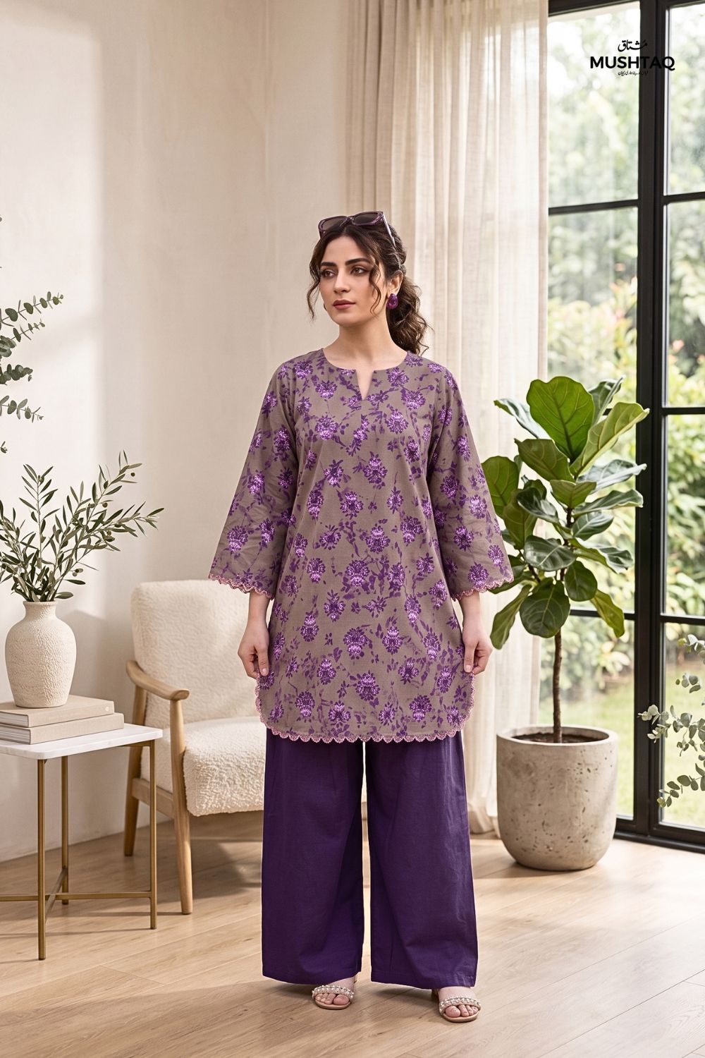 2Pcs Unstitched Printed Lawn Dua Collection Desgin - 6