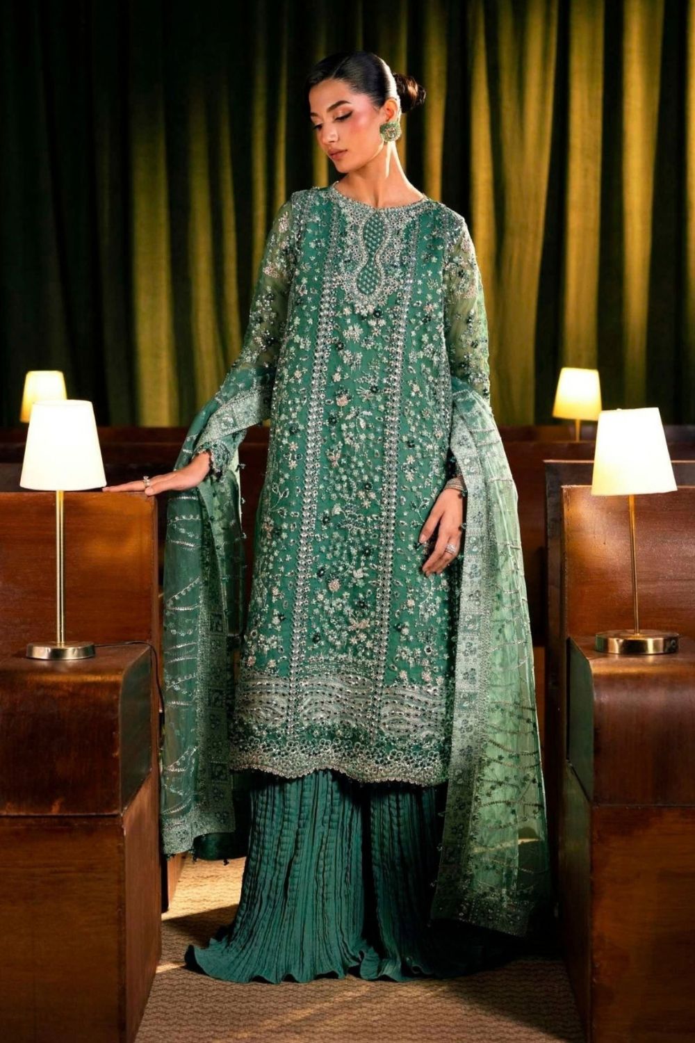 Elaf Premium Serenade 3 Piece Unstitched Embroidered EHM-10 VERDELLA