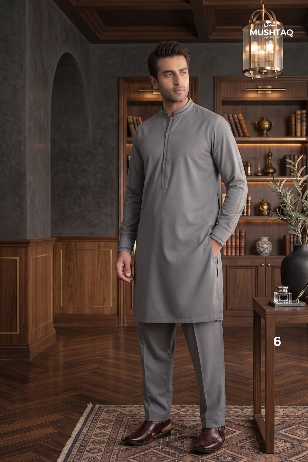 Mens Unstitched Cotton Khaddar Collection Desgin - 6