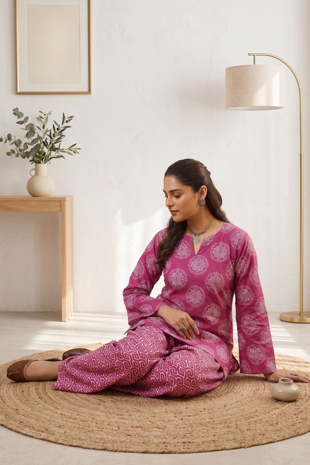2Pcs Unstitched Printed Dur-e-Fishan Lawn Collection Desgin - 6