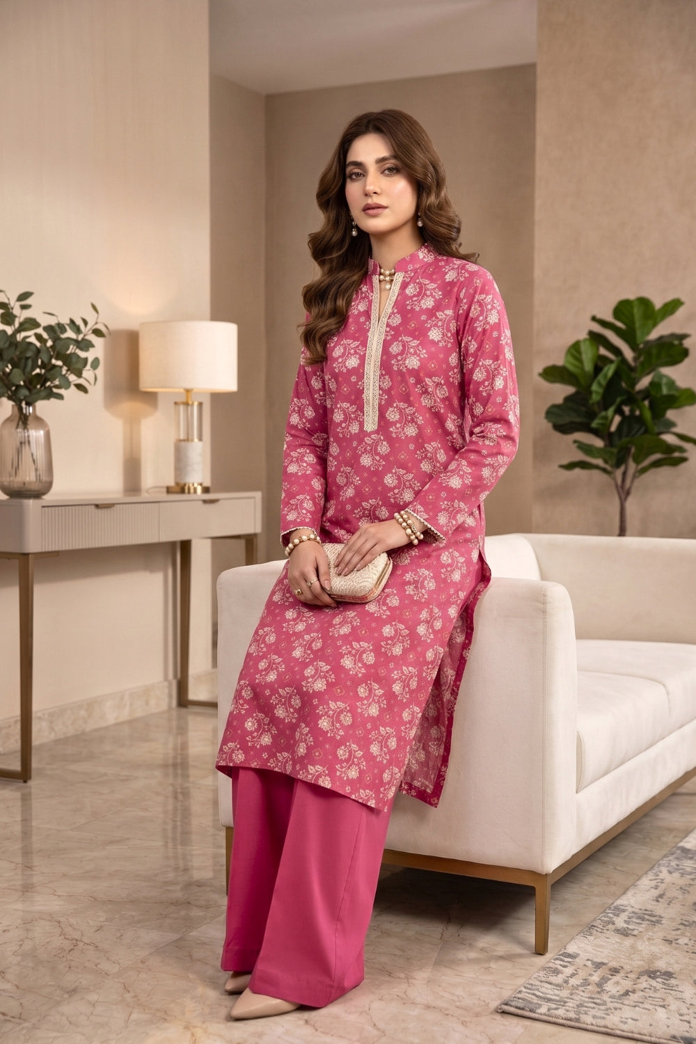 2Pcs Unstitched Printed Marina Collection Desgin - 6