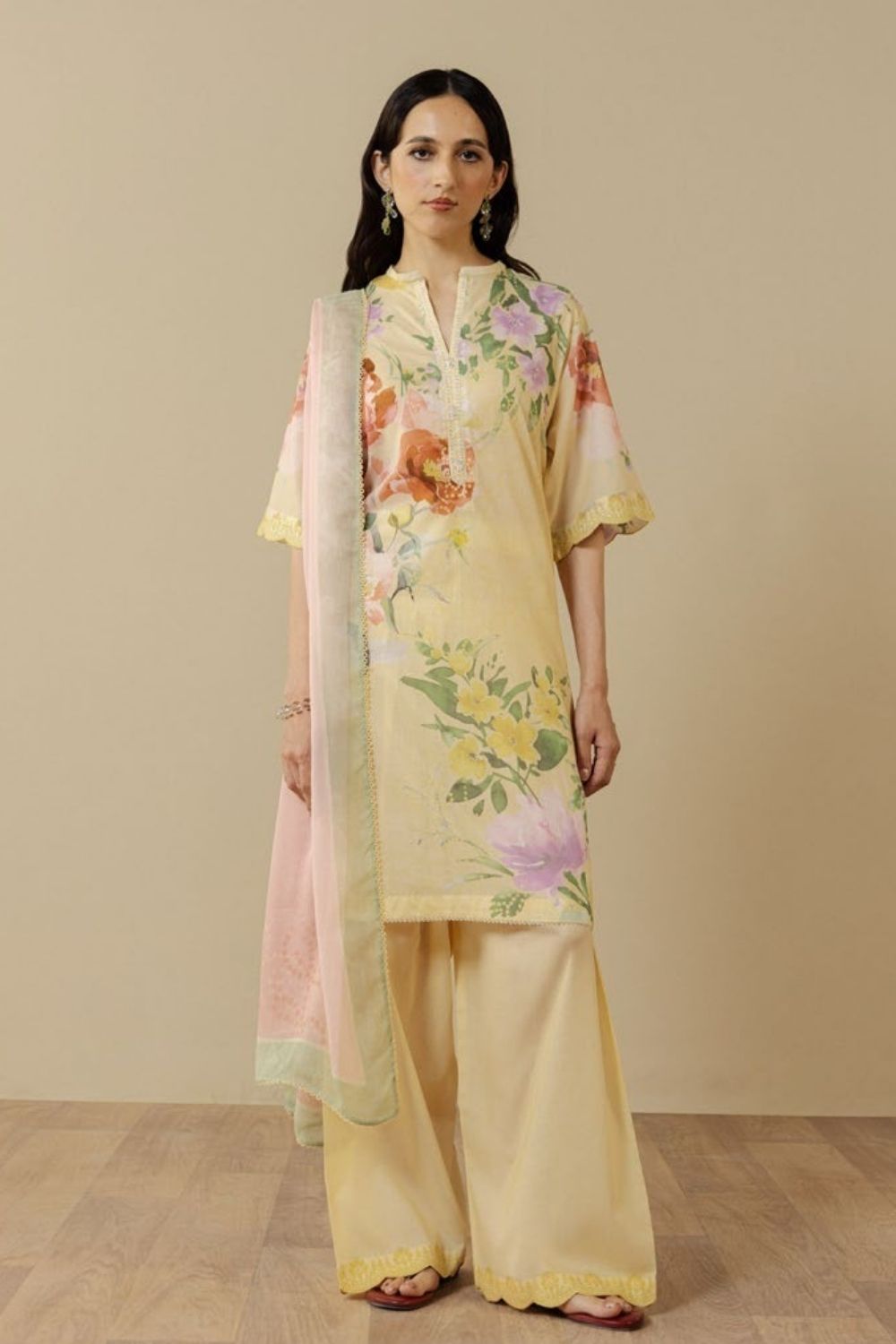 Zara Shahjahan 3 Pc Unstitched Printed Lawn Suit Avena-3B