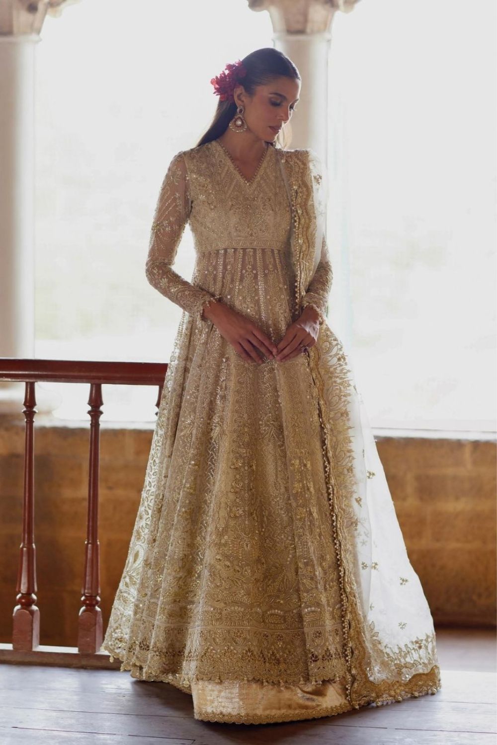 Afrozeh Dastangoi'26 3 Piece Unstitched Embroidered Suit Hikayat