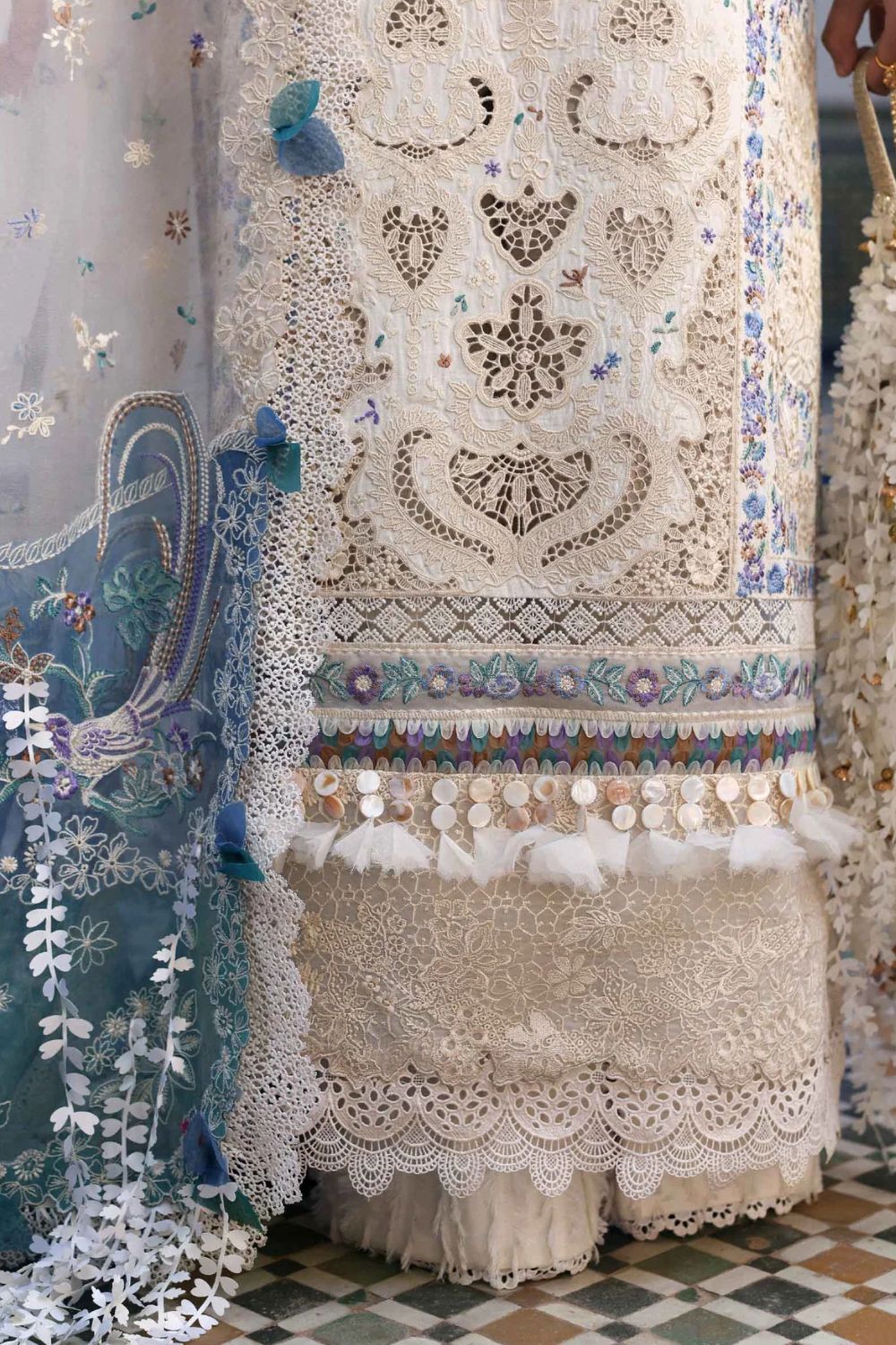 Reine by Republic Womenswear Unstitched Embroidered Luxury Lawn 3 Piece Suit Nola - Eid Collection