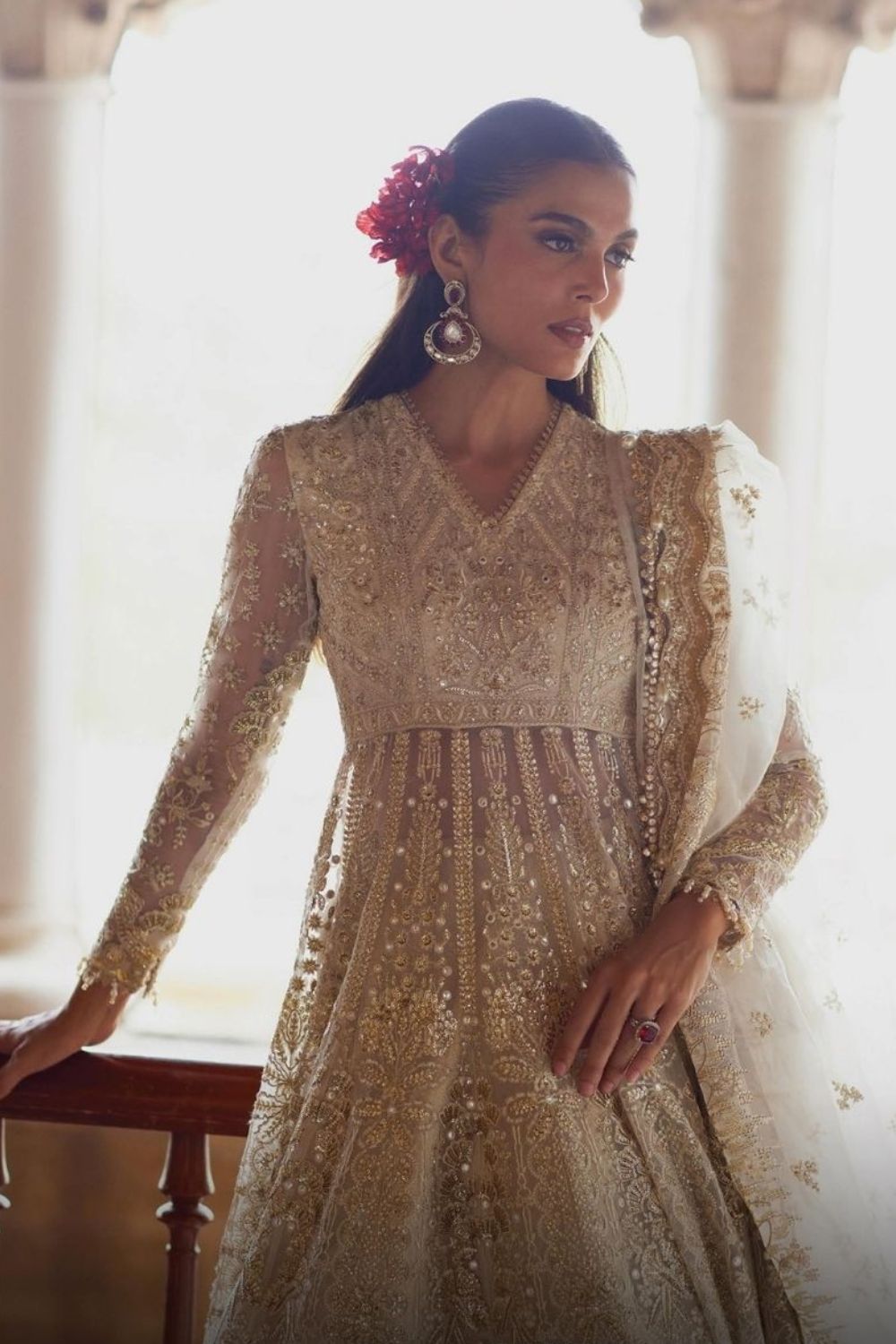 Afrozeh Dastangoi'26 3 Piece Unstitched Embroidered Suit Hikayat