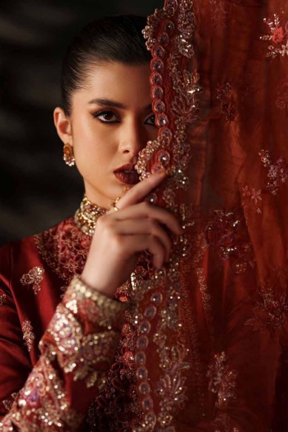 Emaan Adeel Verve Silk Edit'26 3 Piece Unstitched Embroidered Suit NOEMIE