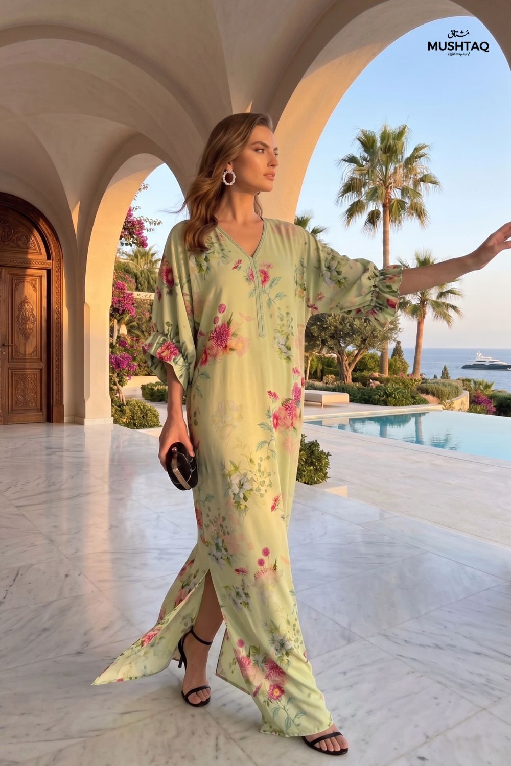 Mushtaq Stitched Printed Kaftan Collection Desgin - 5
