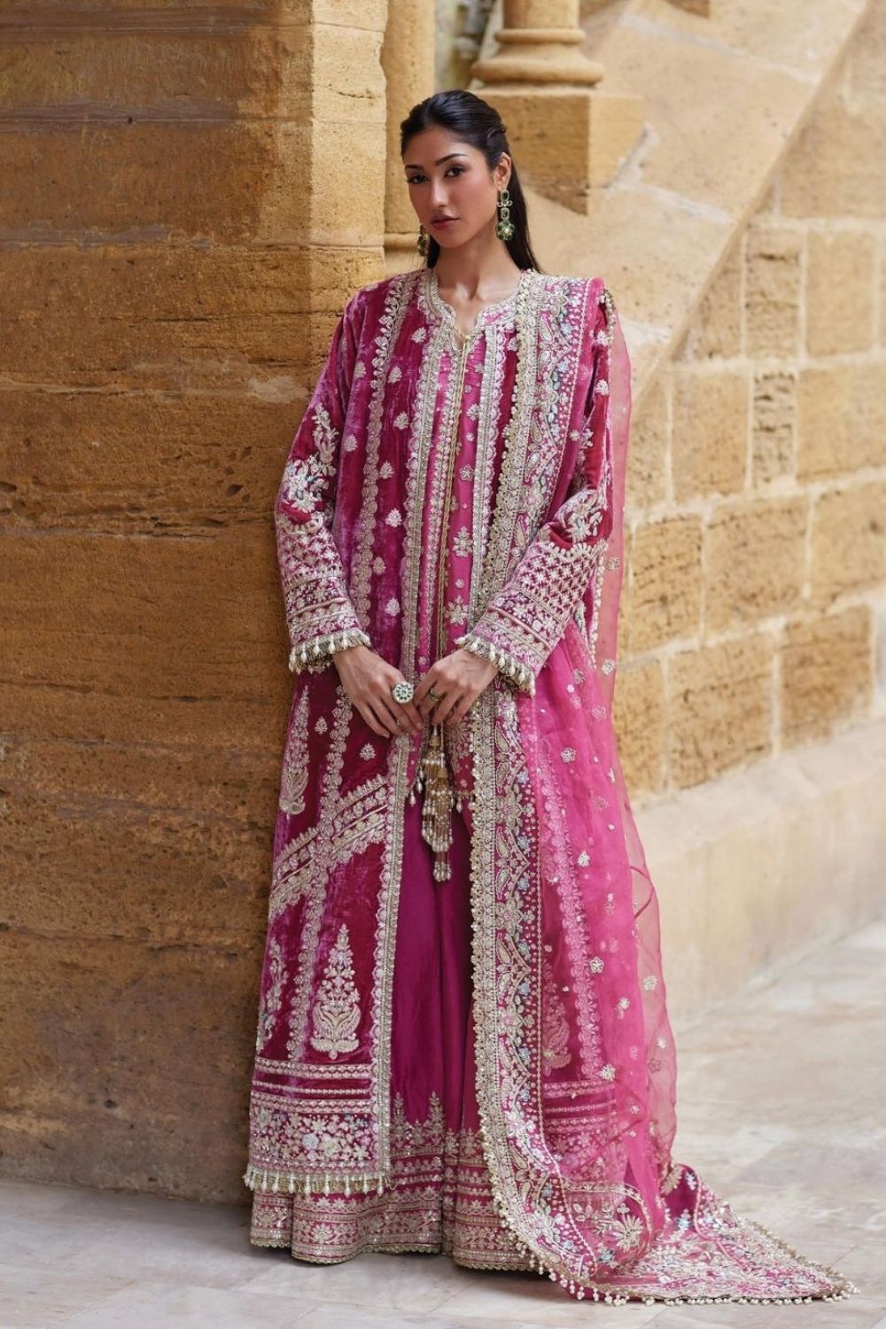 Afrozeh Dastangoi'26 3 Piece Unstitched Embroidered Suit Mehfil