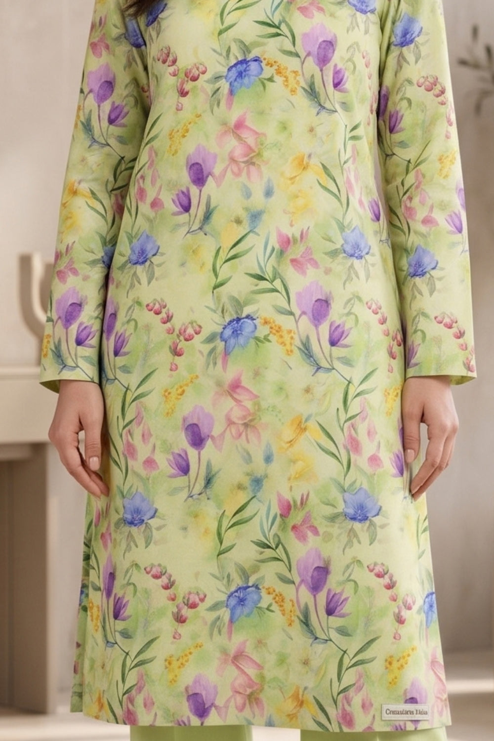 2Pcs Unstitched Printed Khaddar Mahira Collection Desgin - 5