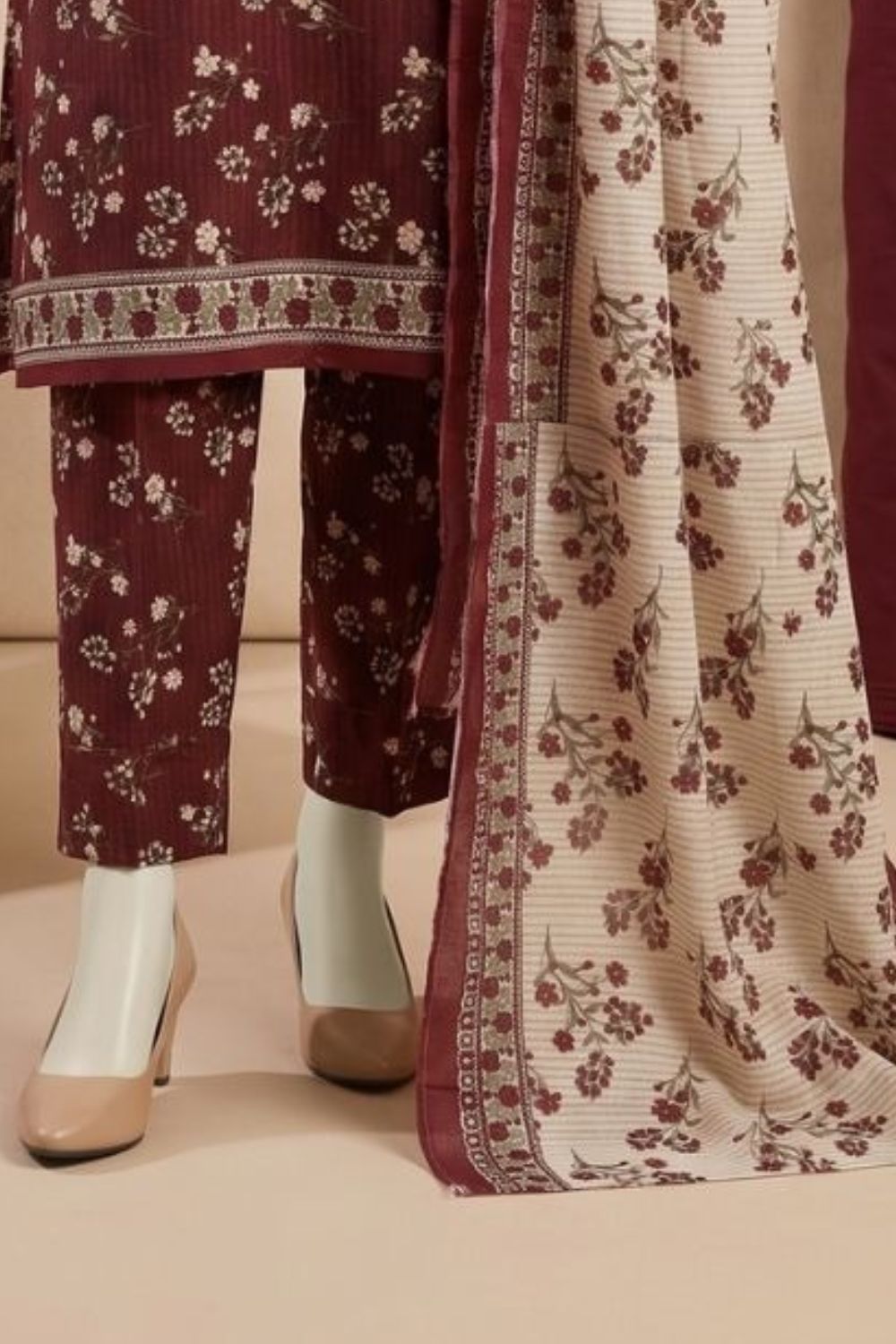 Mushtaq Mahrosh Collection 3Pcs Unstitched Printed Lawn Desgin - 5