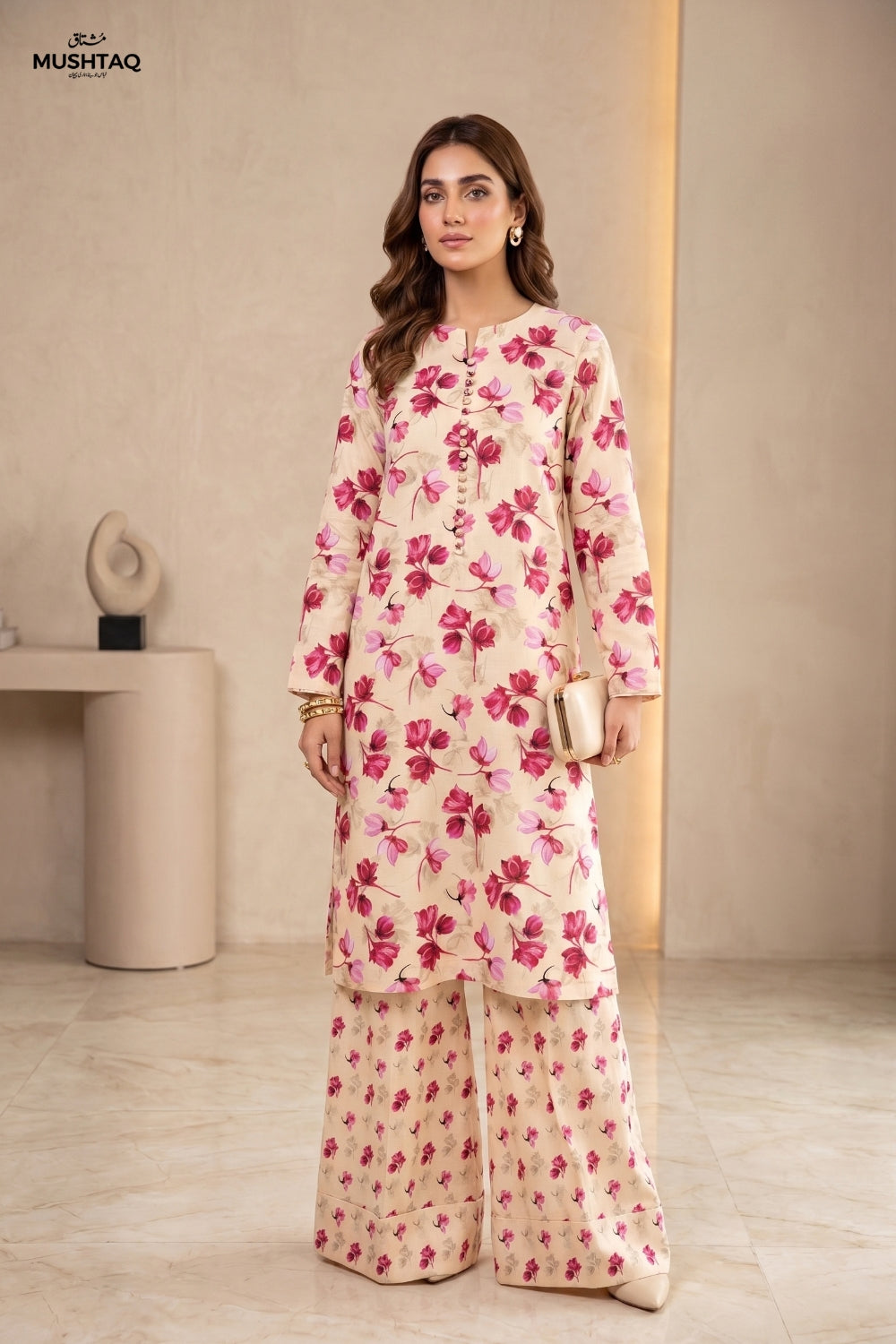 2Pcs Unstitched Courtrai Marina Collection Desgin - 6