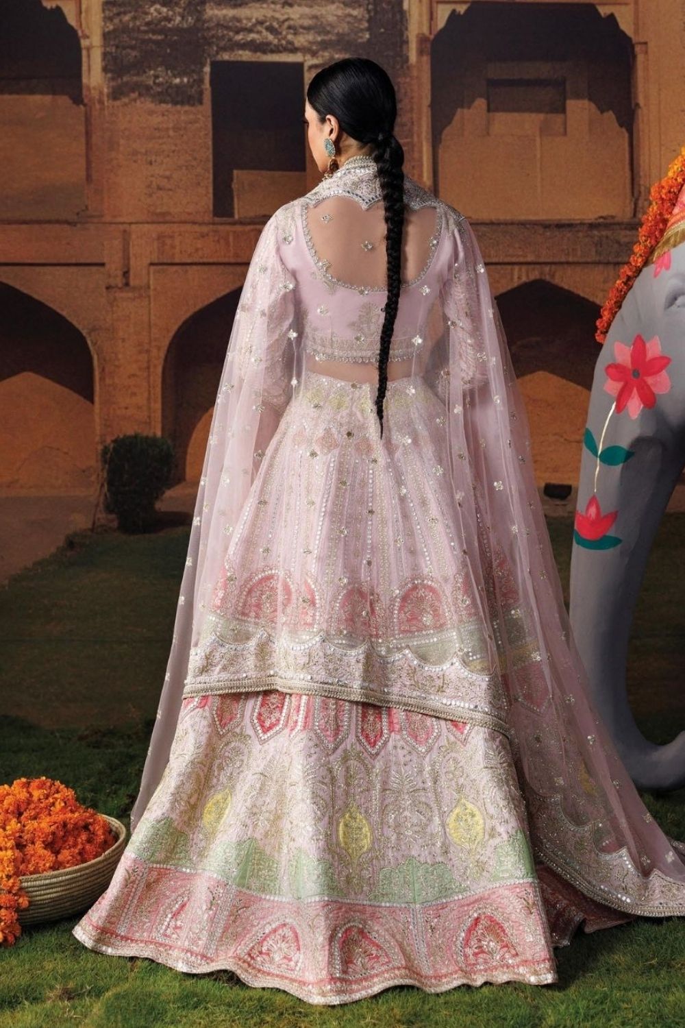 Afrozeh Shehnai Wedding Formals'26 3 Piece Unstitched Embroidered Suit Gul-e-roshan