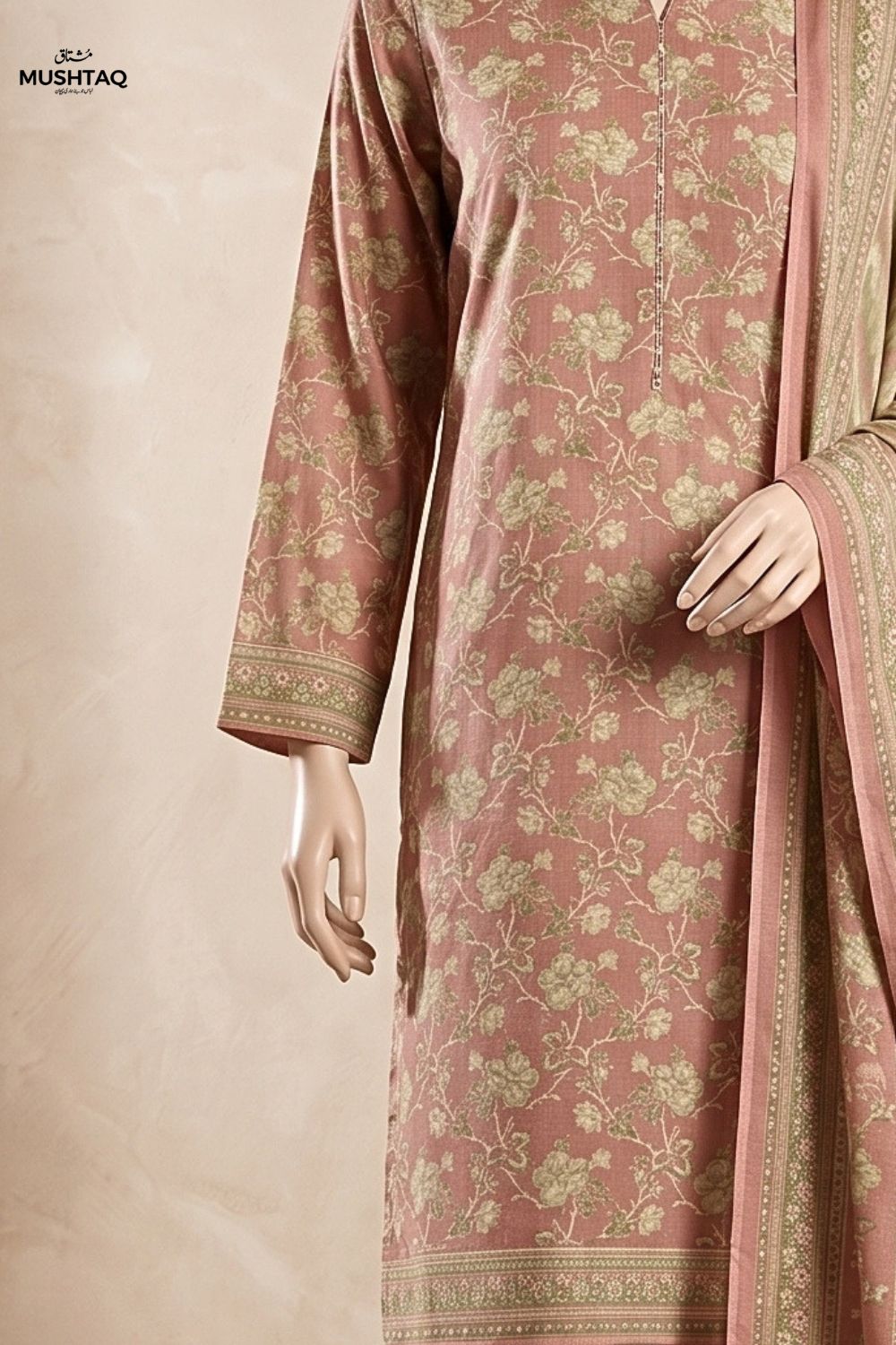 Mushtaq Ayat Collection 3Pcs Unstitched Printed Lawn Desgin - 3