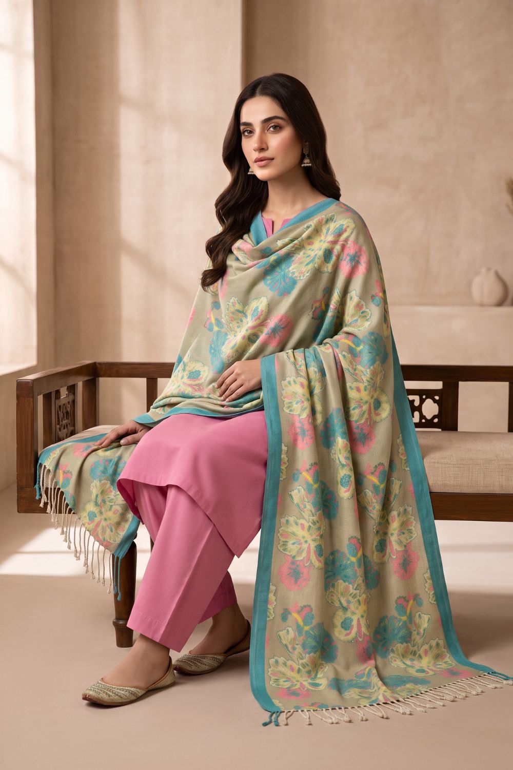Pashmina Shawl Desgin - 15