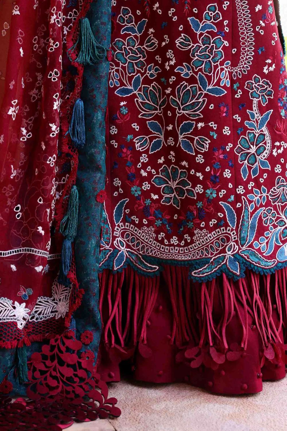 Reine by Republic Womenswear Unstitched Embroidered Luxury Lawn 3 Piece Suit Eden - Eid Collection