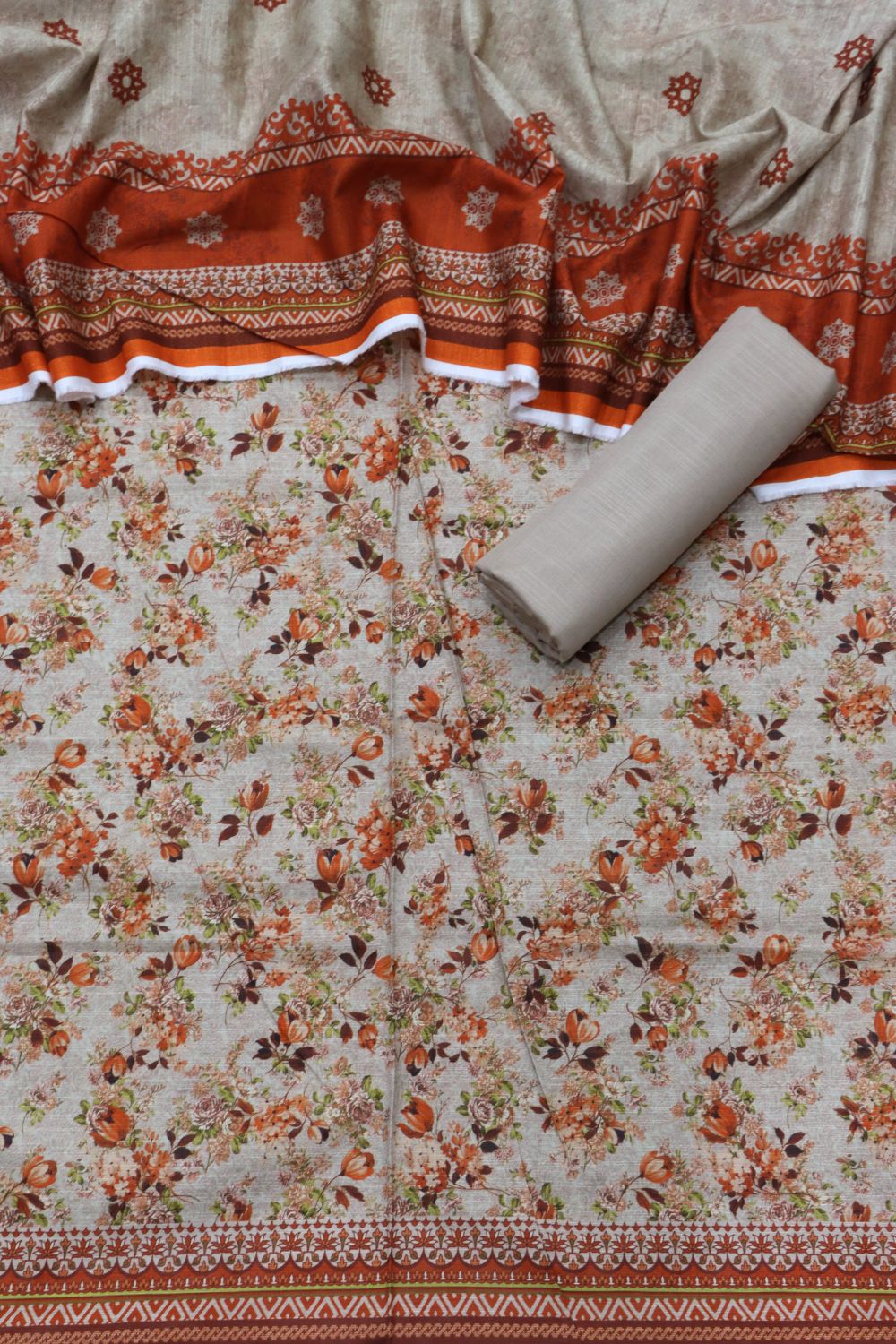 3Pcs Printed Khaddar Desgin -38