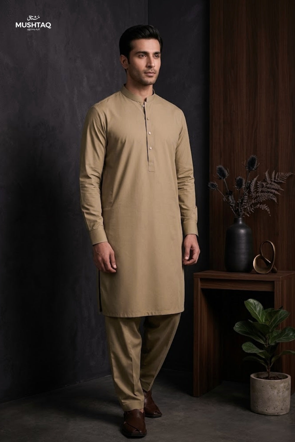 Mens Unstitched Winter Cotton Desgin - 1