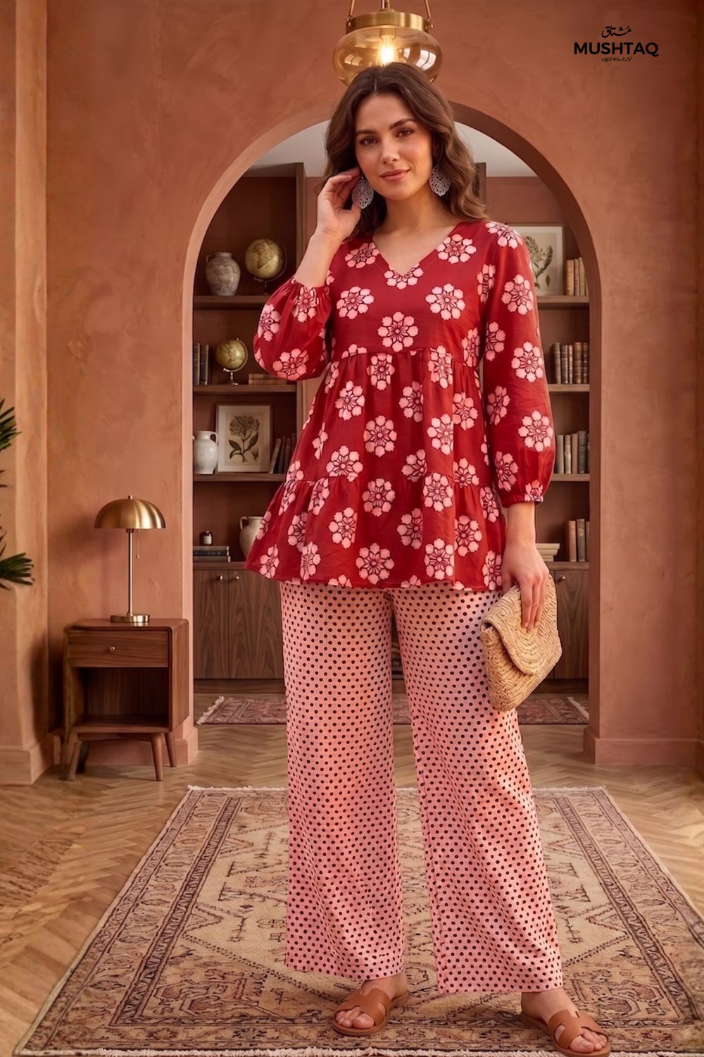 2Pcs Unstitched Cotton Printed Collection Desgin - 1