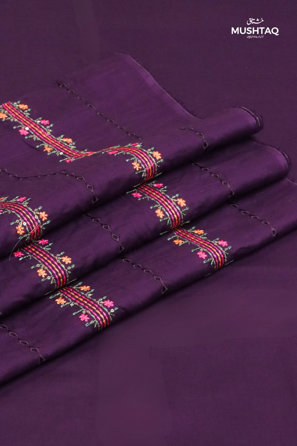 2Pcs Embroidered Lawn Desgin - 36