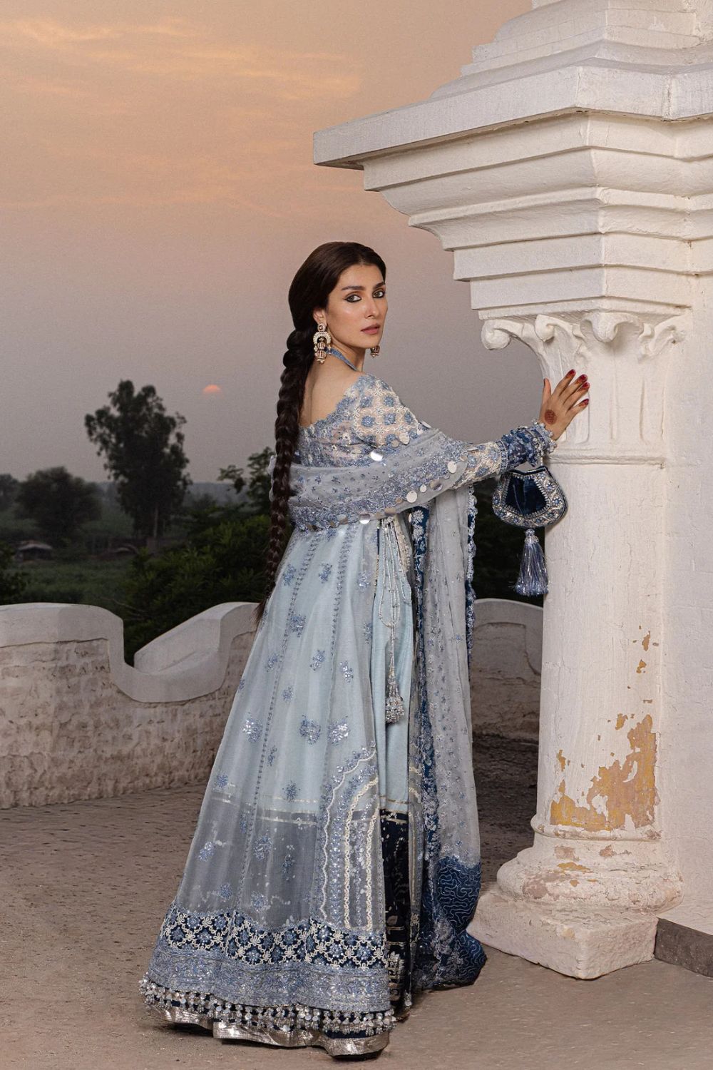 Hussain Rehar The Doll House 3pcs Unstitched Festive Collection Mehtab