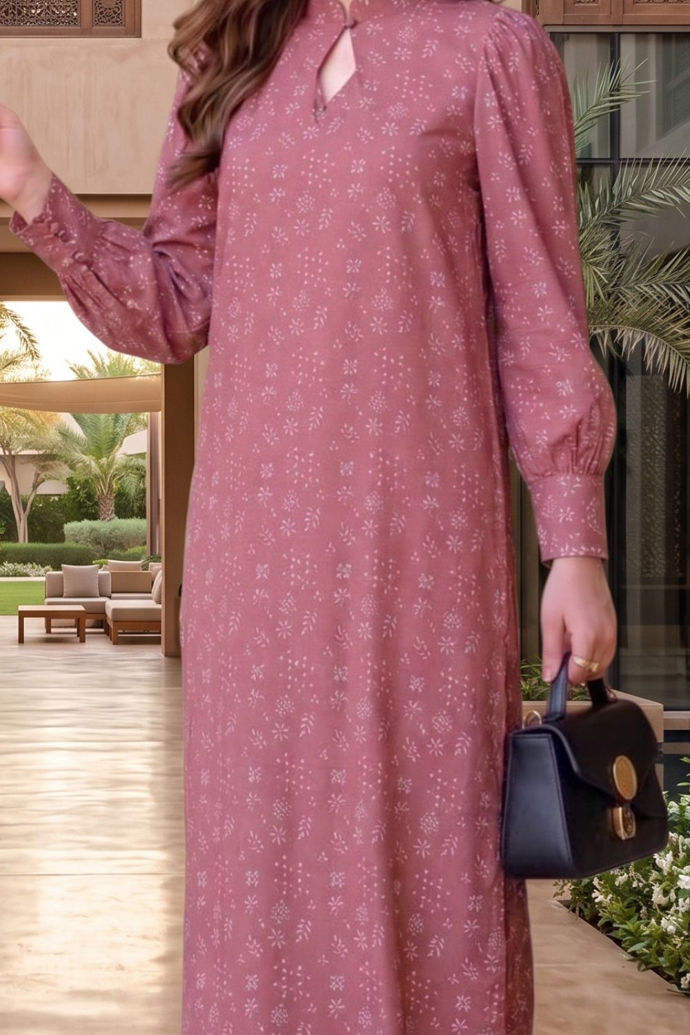 2Pcs Unstitched Printed Noorain Lawn Collection Desgin - 1