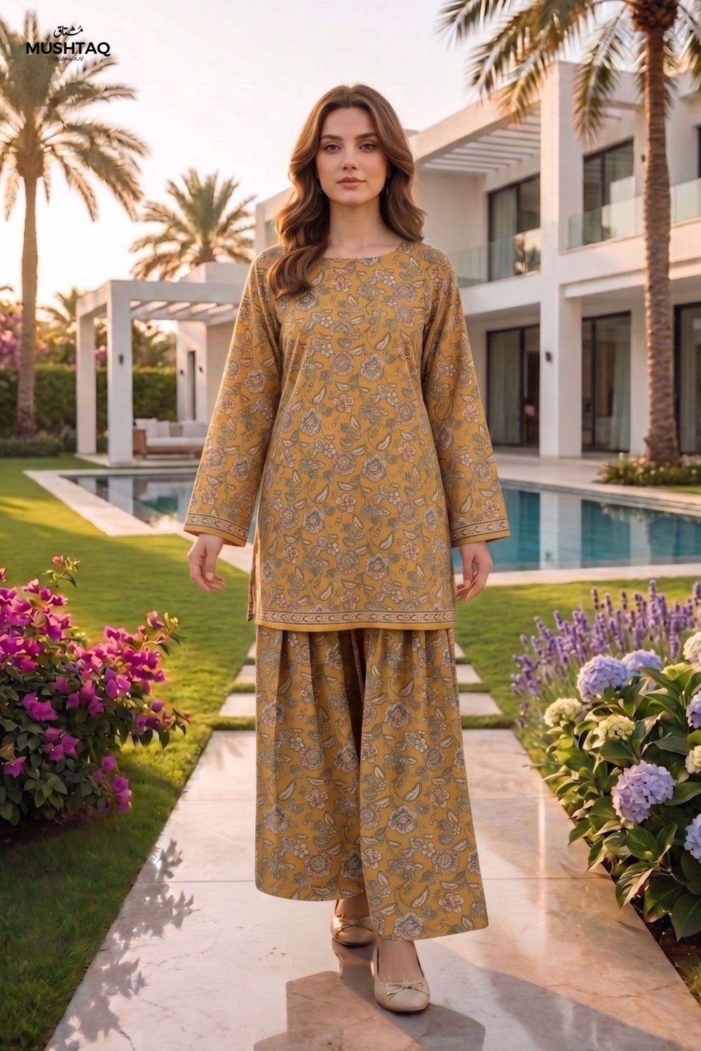 2Pcs Unstitched Printed Noorain Lawn Collection Desgin - 3