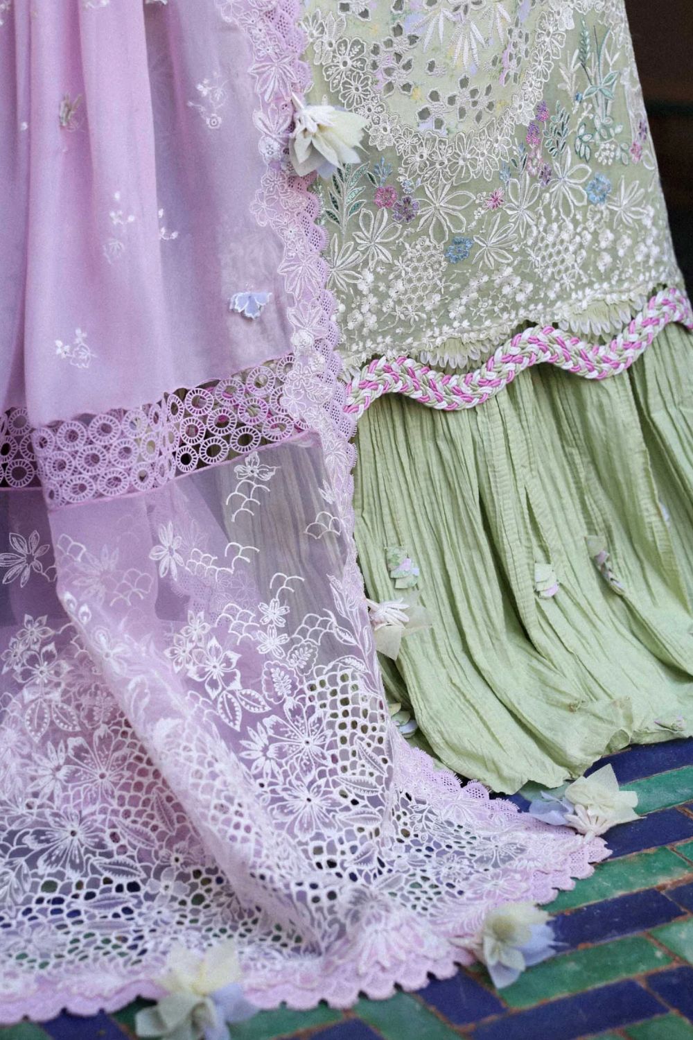 Reine by Republic Womenswear Unstitched Embroidered Luxury Lawn 3 Piece Suit Perla - Eid Collection