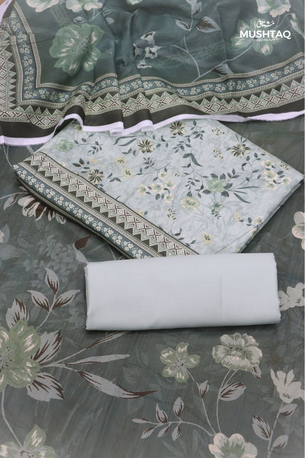 3Pcs Printed Lawn Desgin - 103