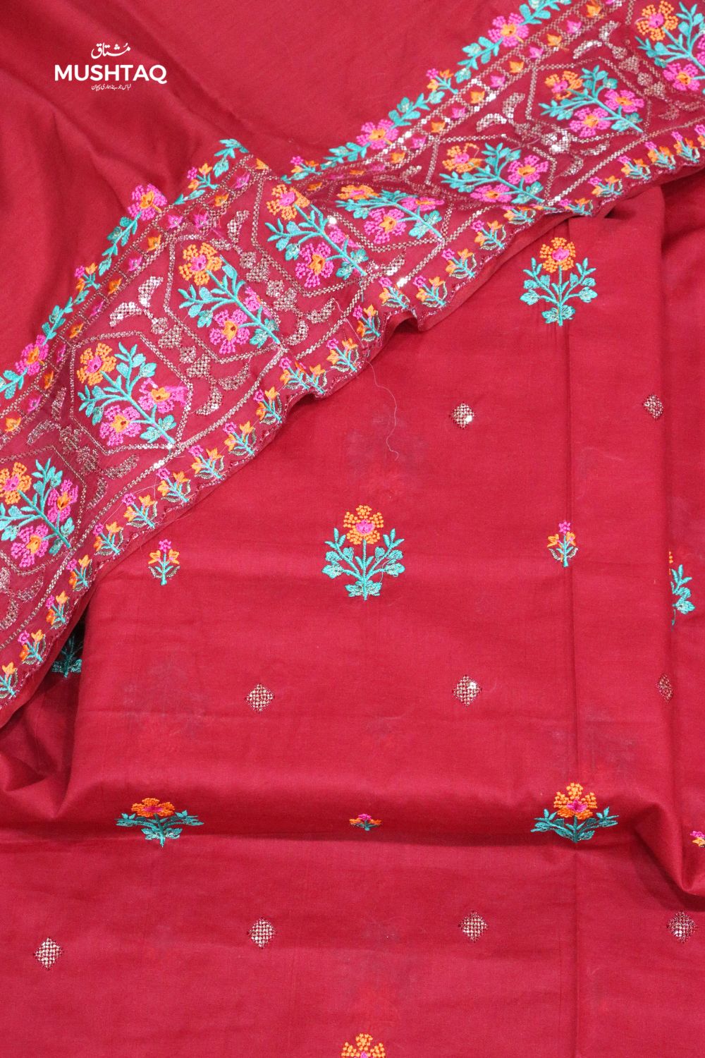 2Pcs Embroidered Lawn Desgin - 9