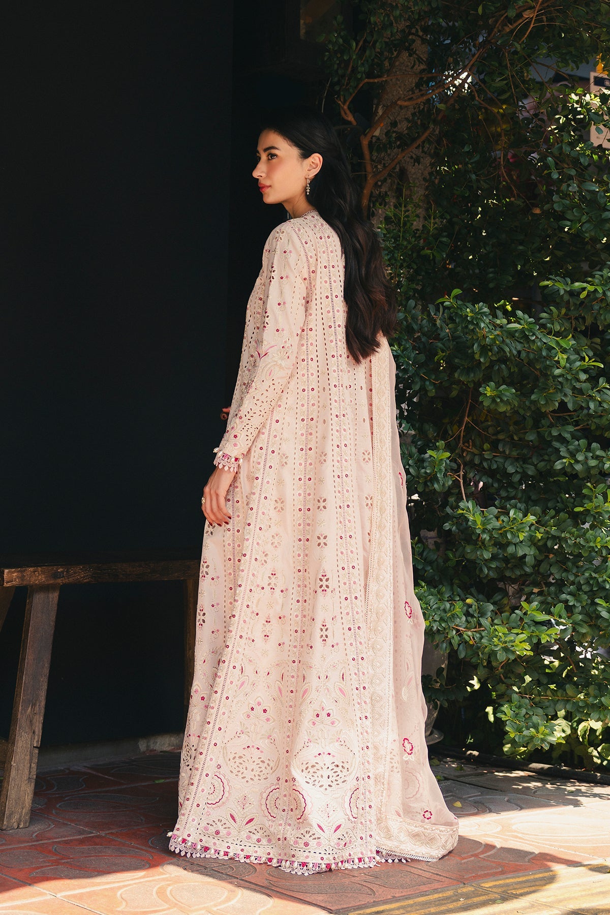 Afrozeh 3 Pc Unstitched Embroidered Lawn Suit Khamoshi