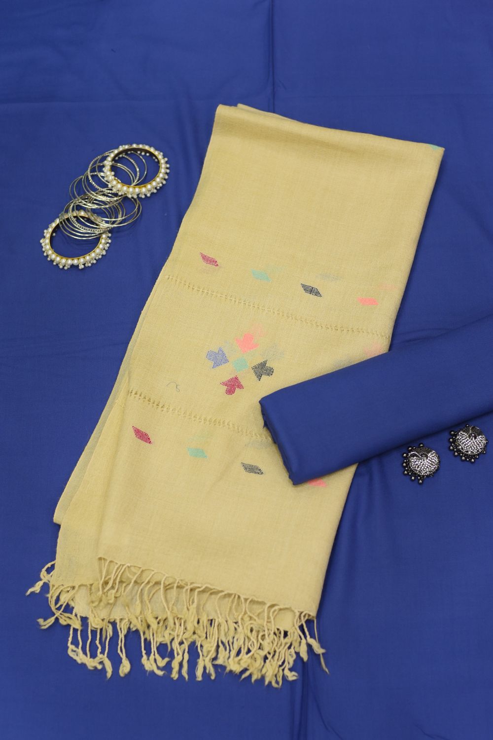 3Pcs Suits with Sawati Design - 6