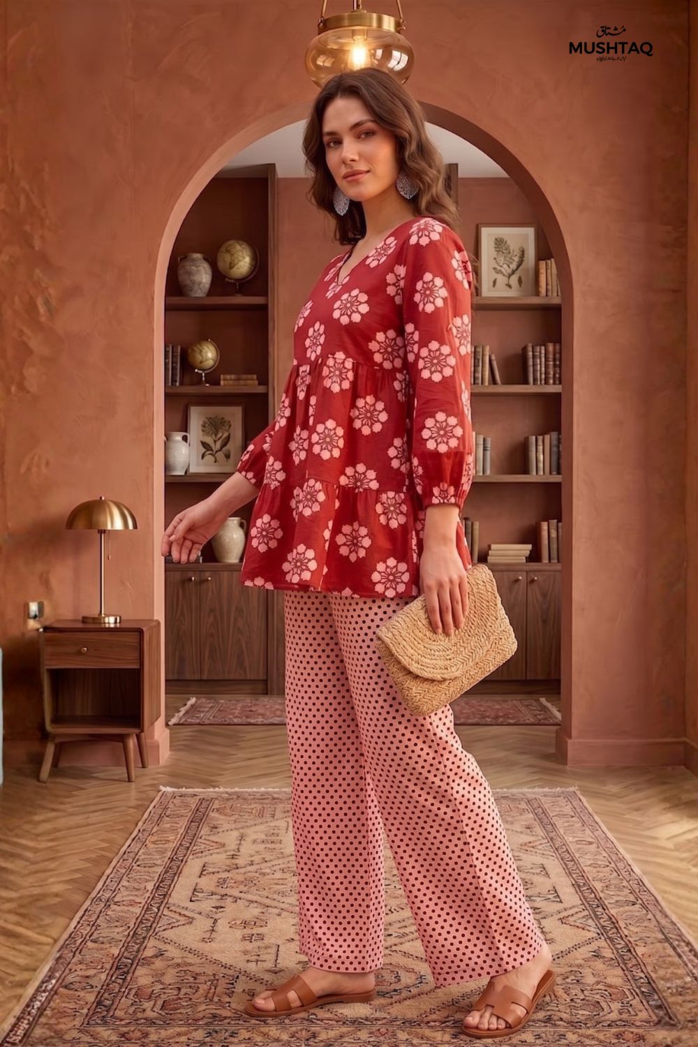 2Pcs Unstitched Cotton Printed Collection Desgin - 1