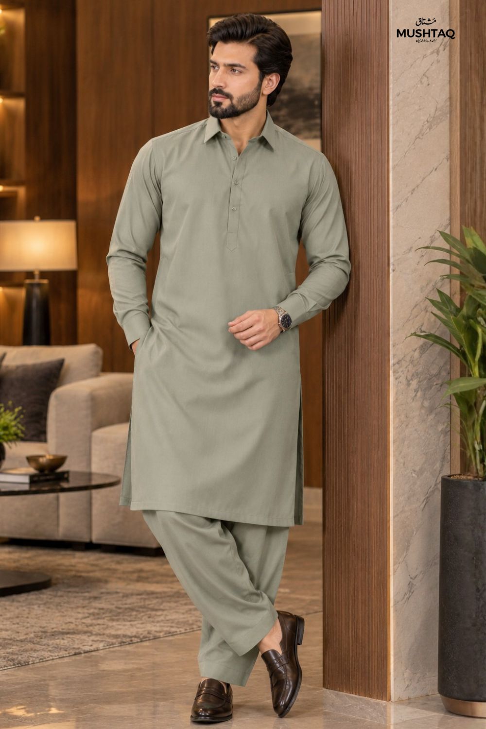 Mens Unstitched Wash & Wear Suit Desgin - 2