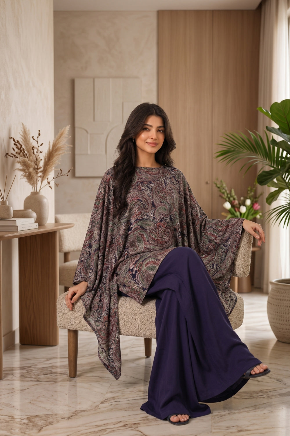 Mushtaq 2Pcs Unstitched Printed Marina Noore Collection Desgin - 1