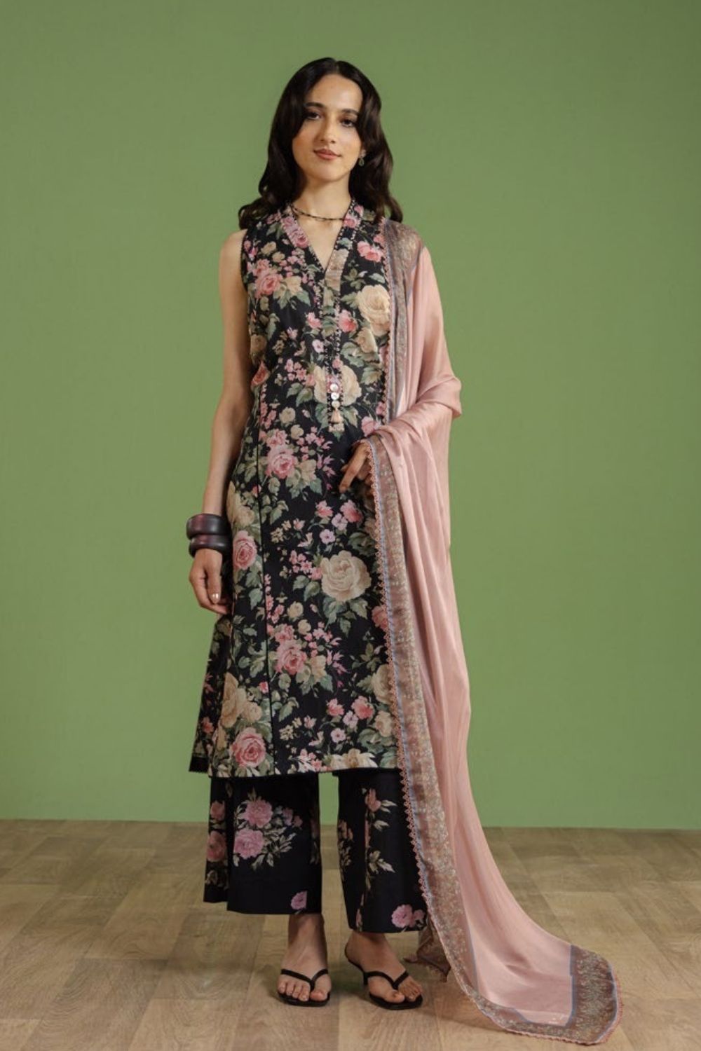 Zara Shahjahan 3 Pc Unstitched Printed Lawn Suit Aurelia-7B