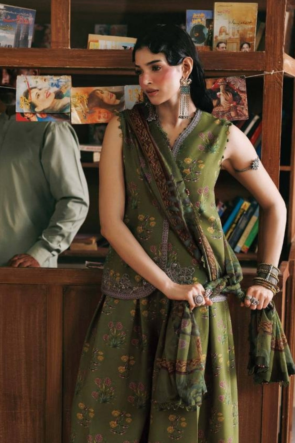 Maria B 3 Piece Unstitched Printed Suit MB-CUSV15-12A