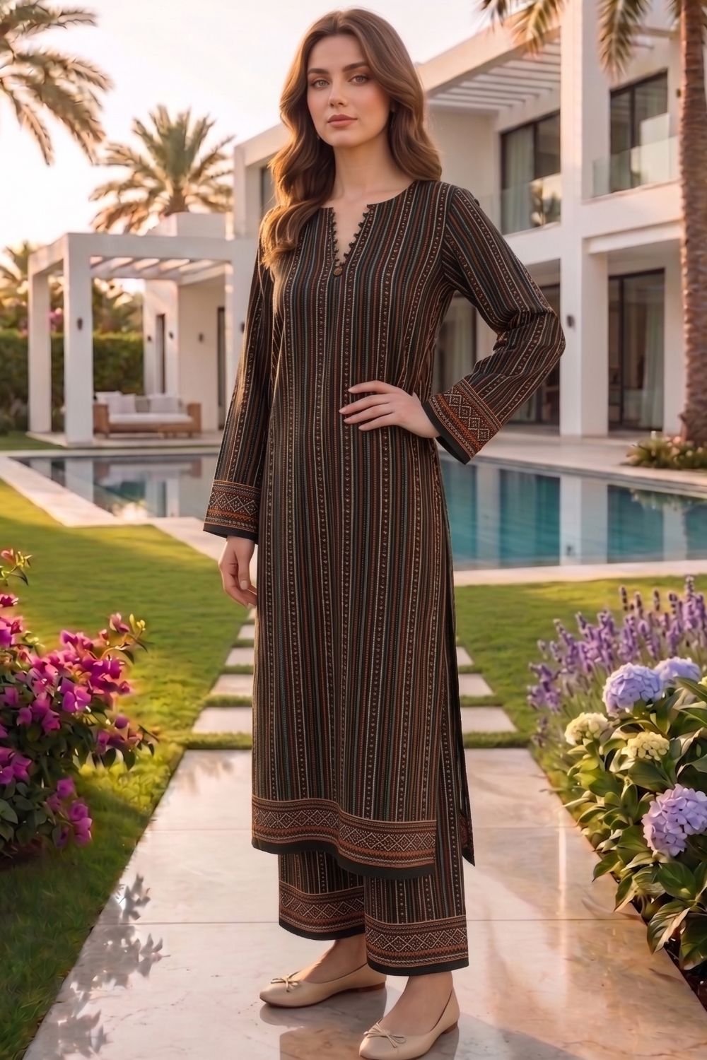 2Pcs Unstitched Printed Noorain Lawn Collection Desgin - 5