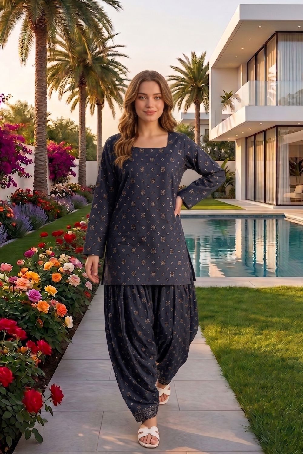 2Pcs Unstitched Printed Noorain Lawn Collection Desgin - 6
