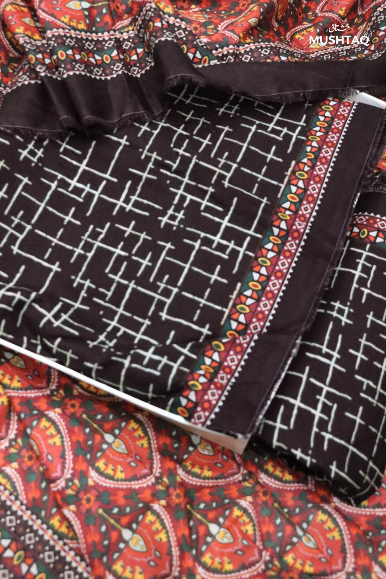 3Pcs Printed Lawn Desgin - 94