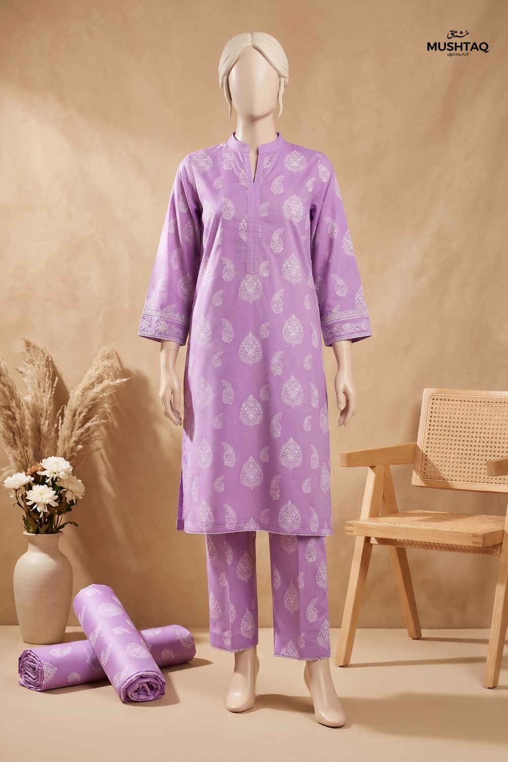 2Pcs Printed Lawn Desgin - 194