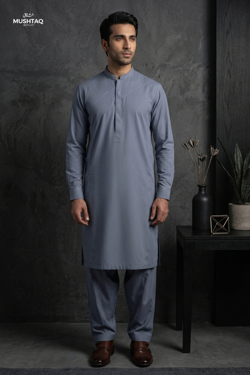 Mens Unstitched Winter Cotton Desgin - 2