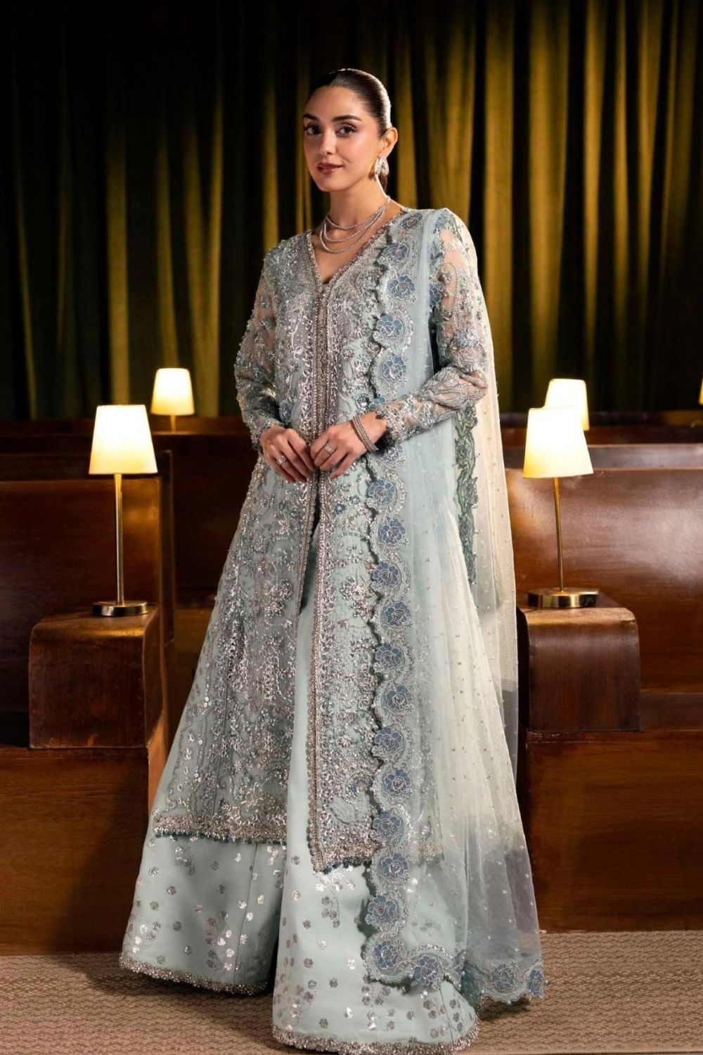 Elaf Premium Serenade 3 Piece Unstitched Embroidered EHM-04 LUMIERE
