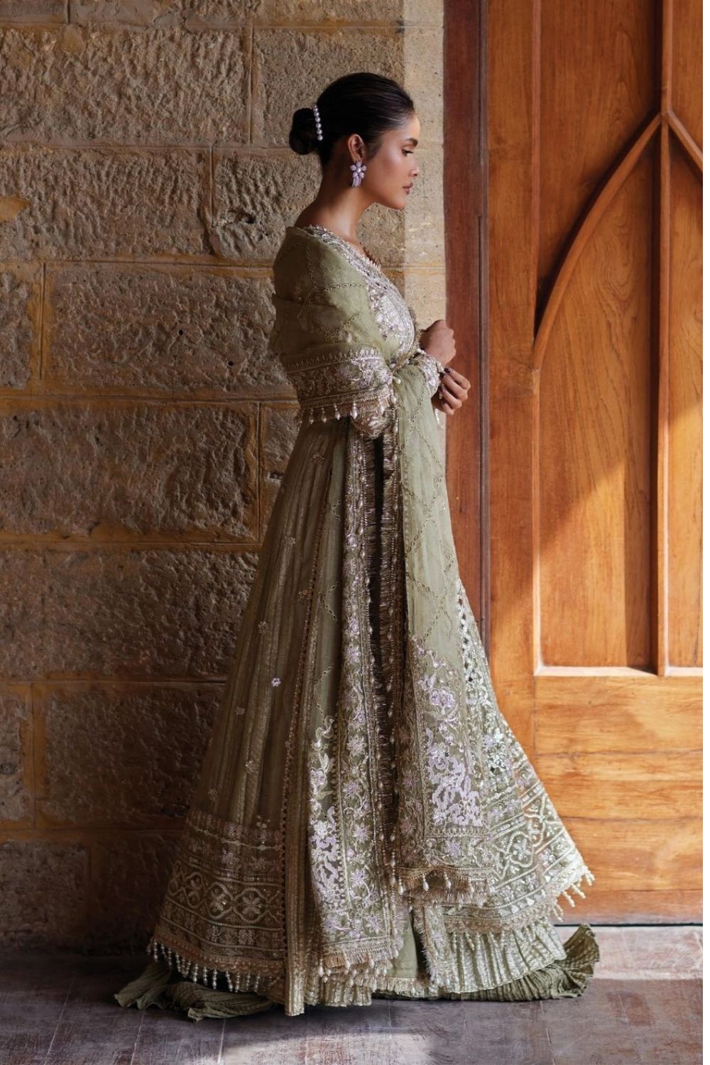 Afrozeh Dastangoi'26 3 Piece Unstitched Embroidered Suit Sukhan
