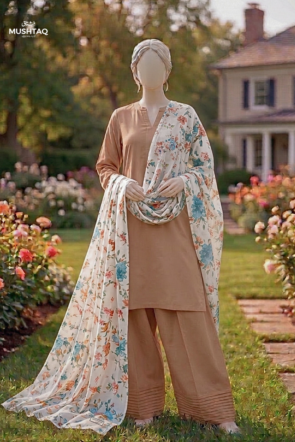 Printed Lawn Shawl Desgin - 4