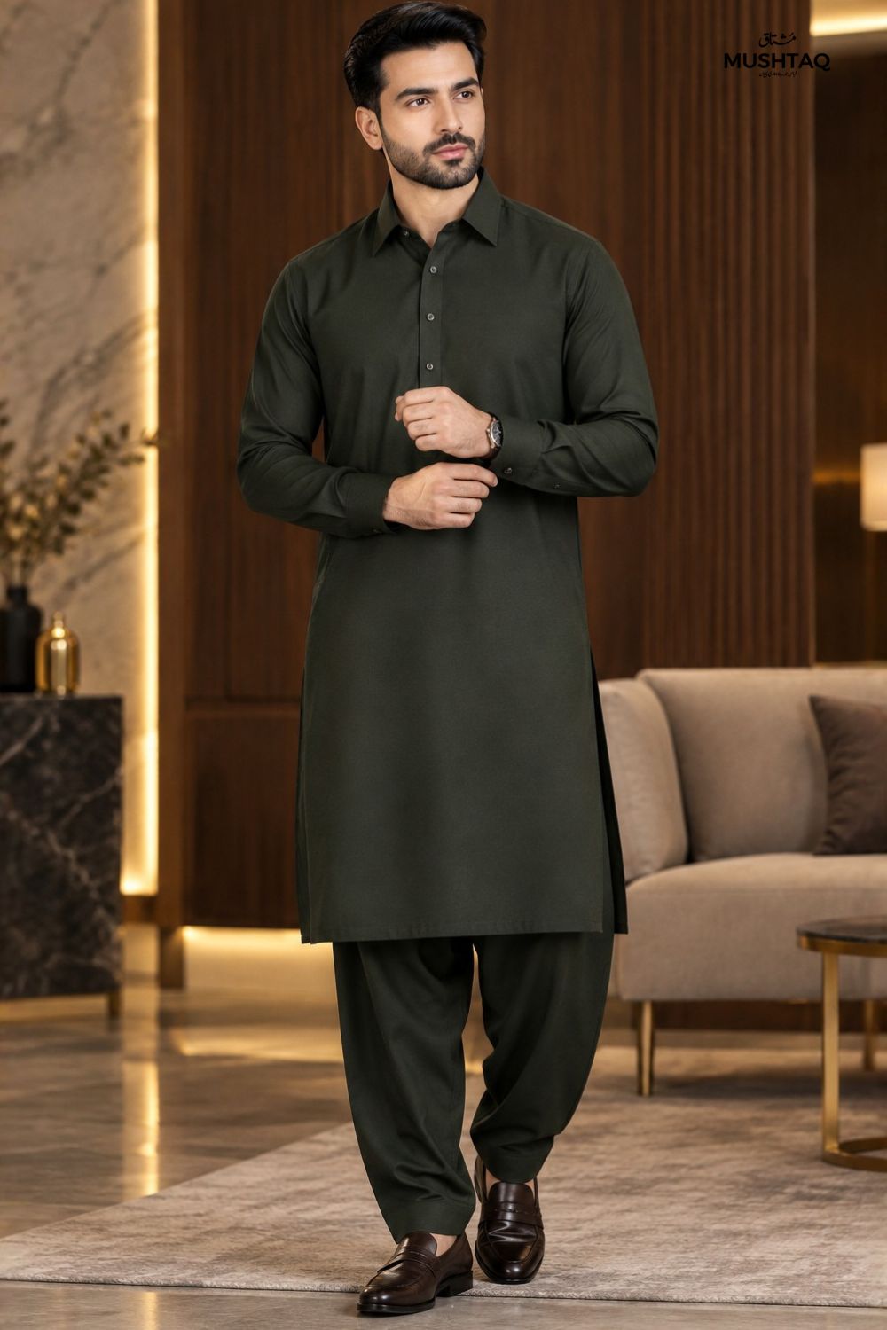 Mens Unstitched Wash & Wear Suit Desgin - 4