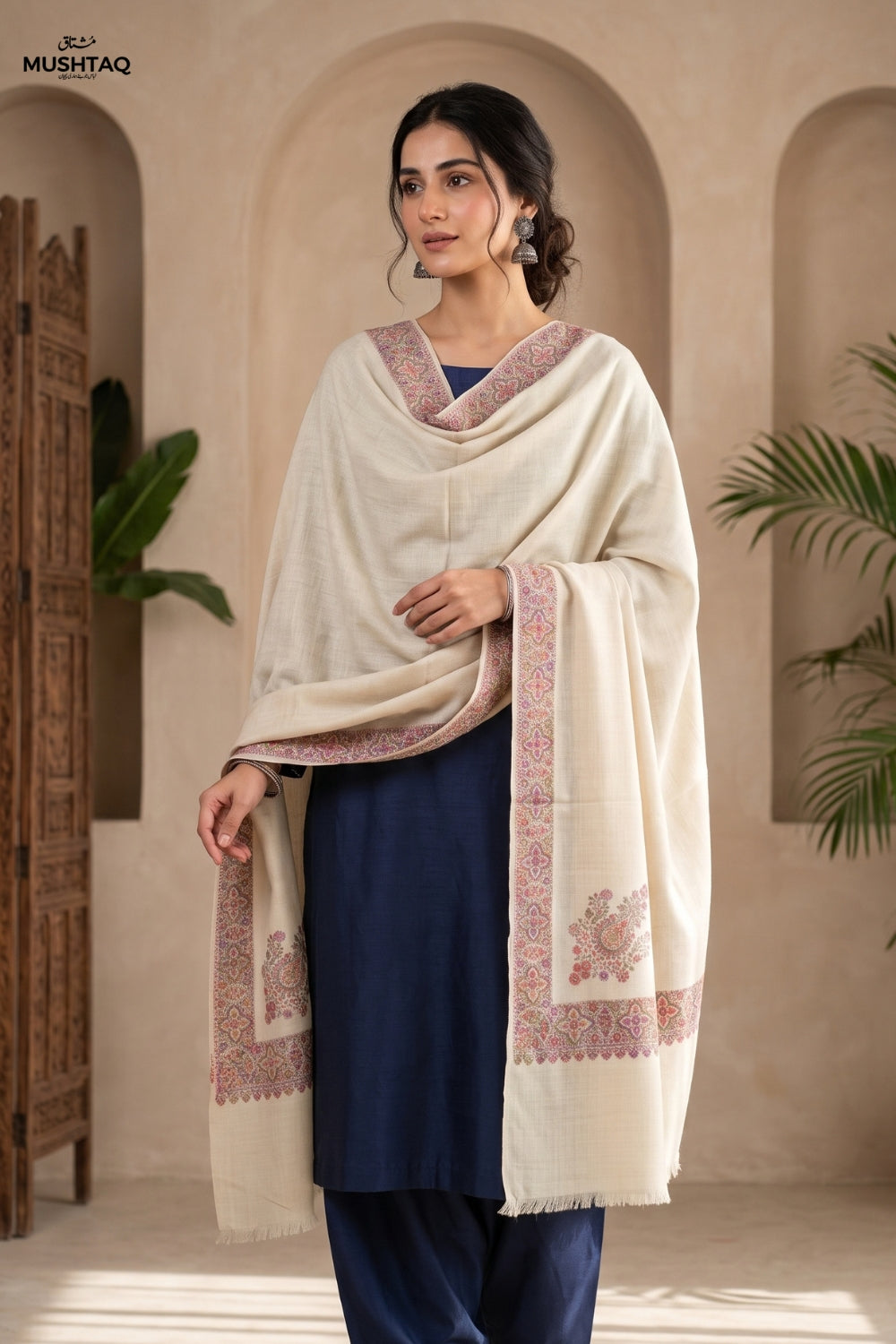 Pashmina Mini Shawl Desgin - 4