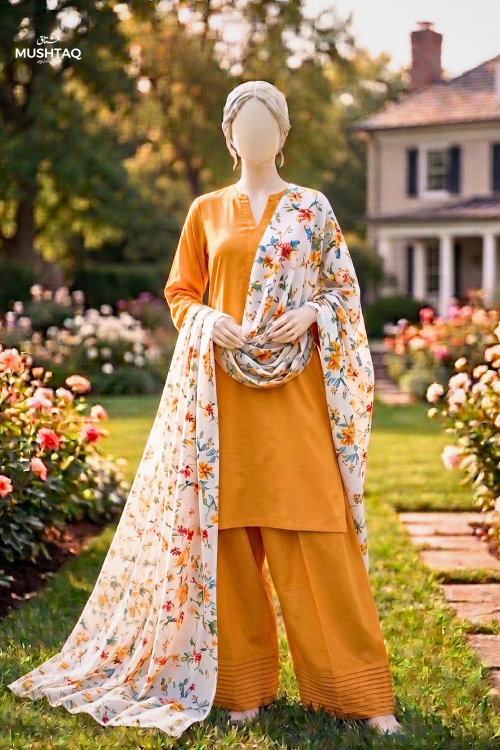 Printed Lawn Shawl Desgin - 5