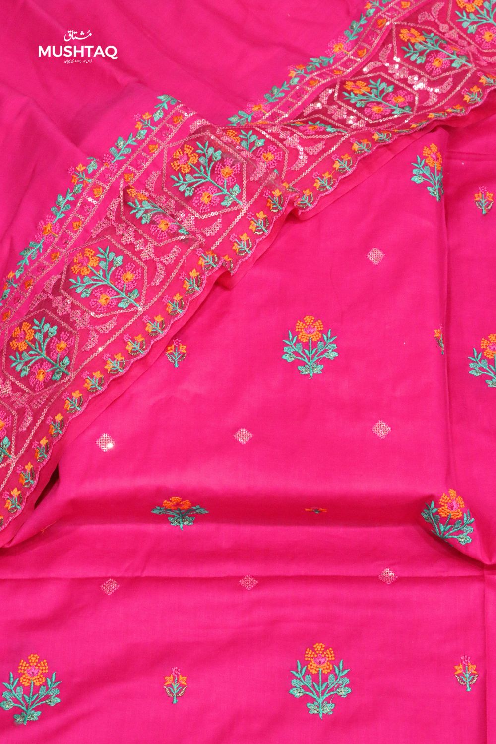 2Pcs Embroidered Lawn Desgin - 16